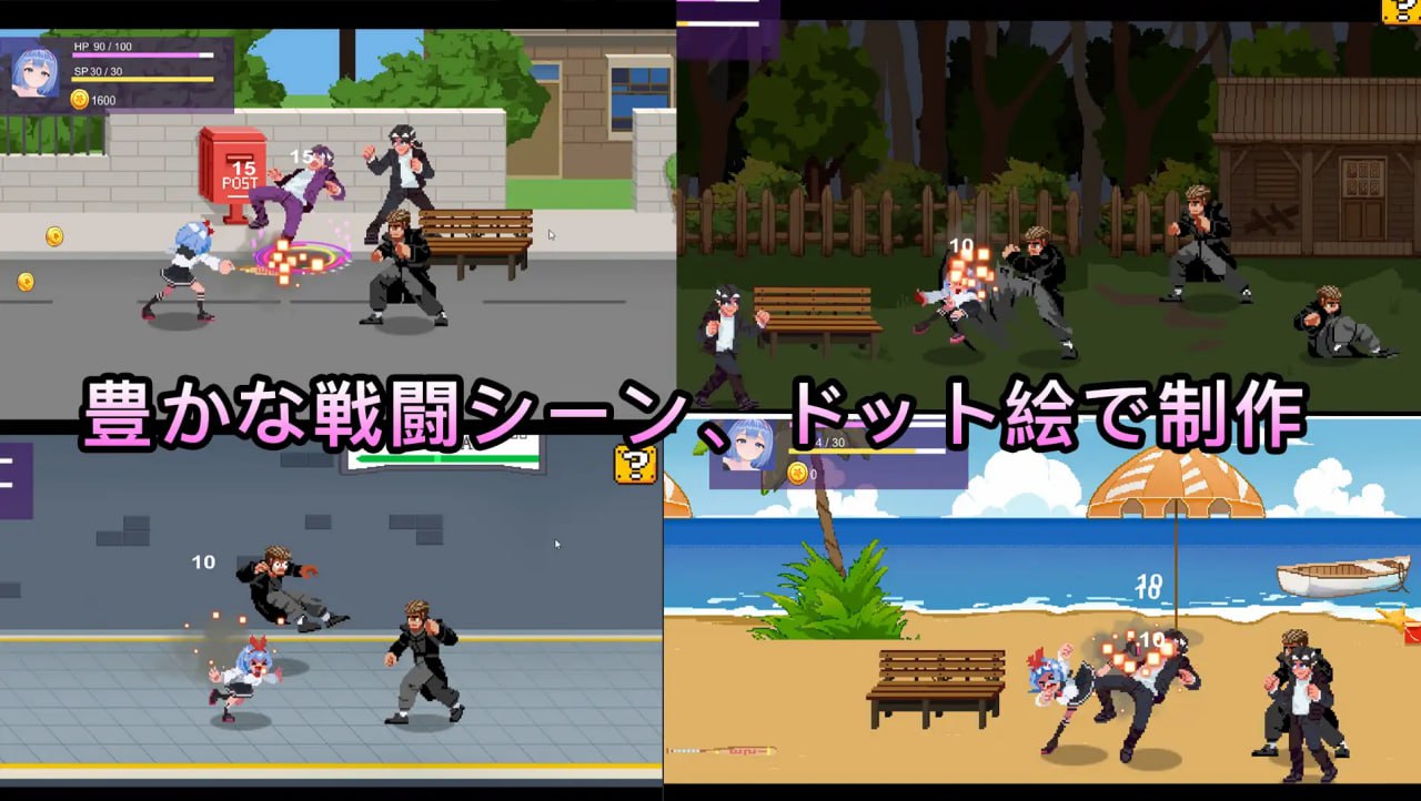 图片[2]-5780【精品ACT/像素动态/官中】格斗少女 ファイティングガール v1.0-ACG俱乐部 - 各类游戏免费下载